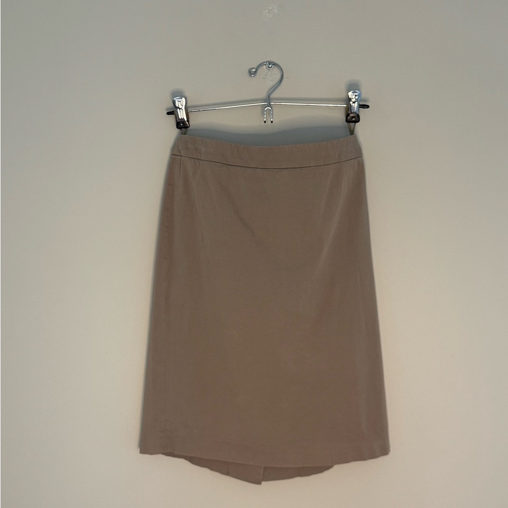 Miu Miu Brown Pencil Skirt Knee-length Asymmetrical for Work